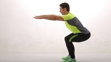 Squats to improve the potential